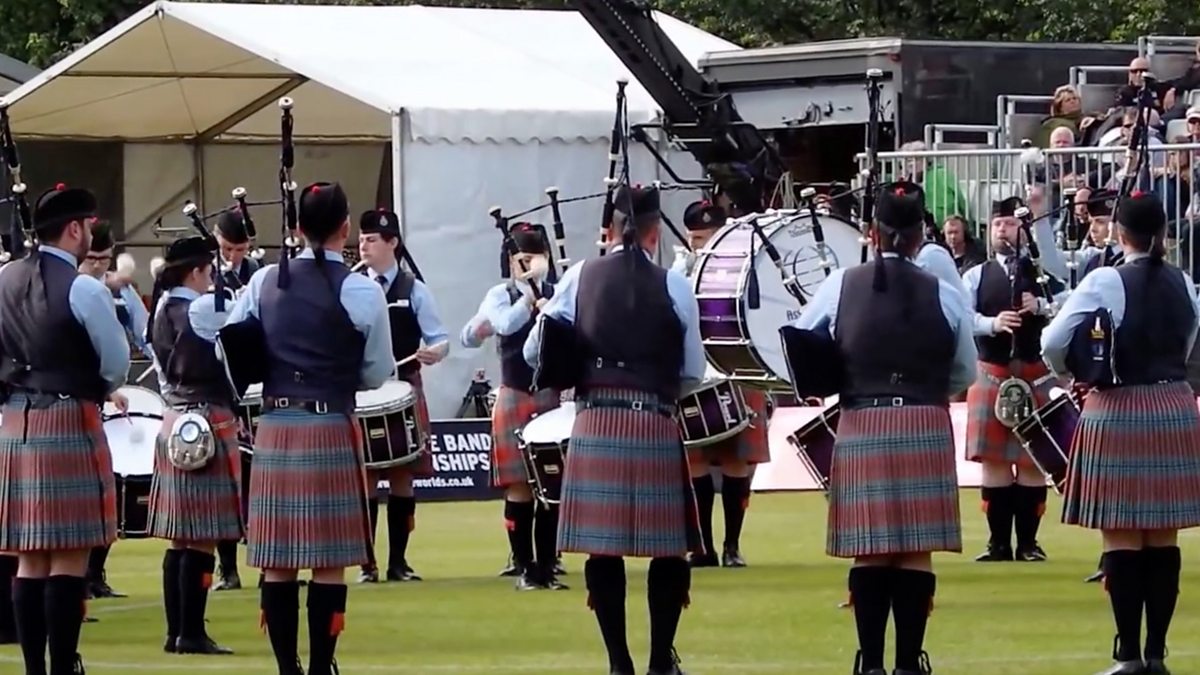 BBC Radio Ulster Pipes and Drums, 28/08/2016
