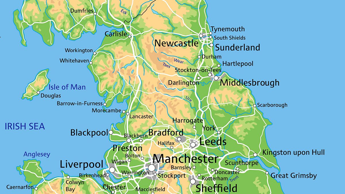 The isle in the irish sea. Ньюкасл на карте Великобритании. Карлайл Англия на карте. Ньюкасл город в Великобритании на карте. Ланкашир на карте Великобритании.