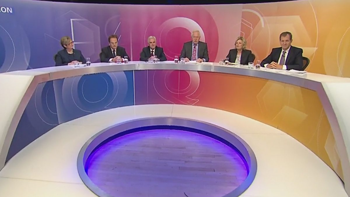 BBC One Question Time 15 09 2016