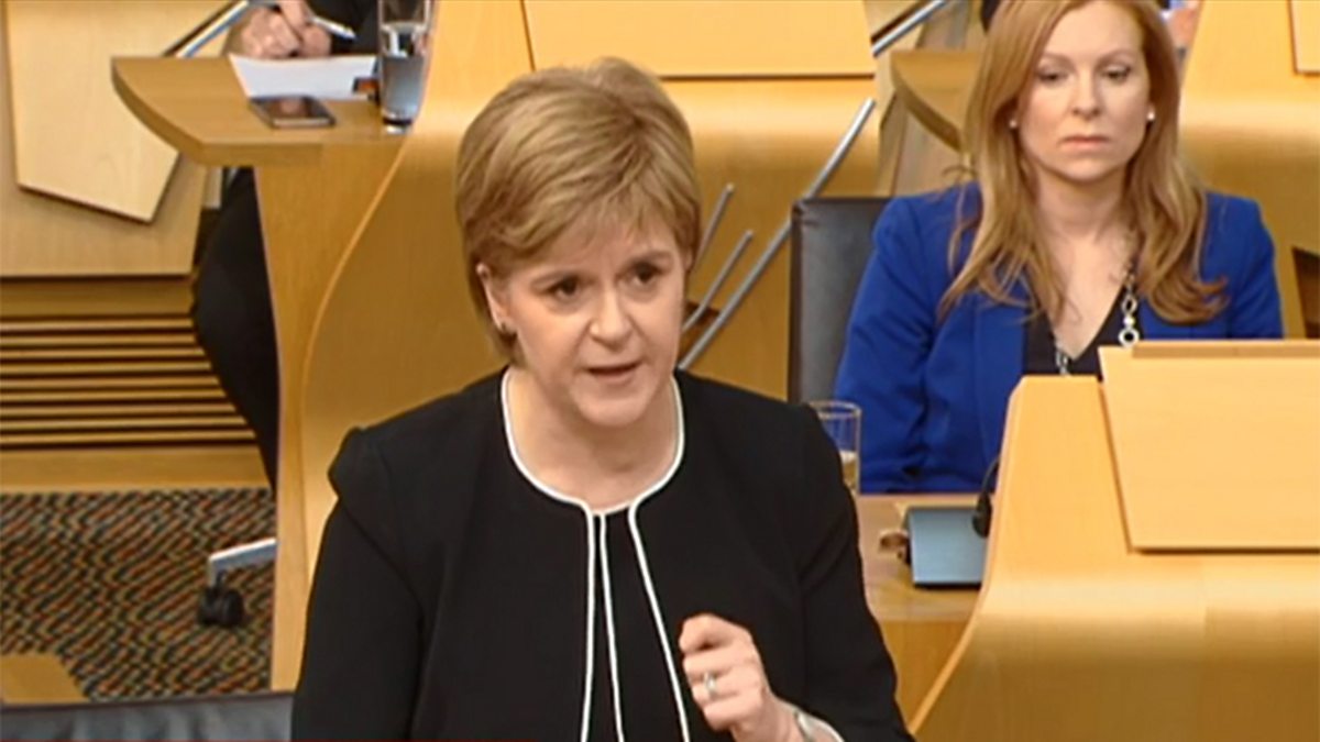 BBC Parliament - Scottish First Minister's Questions, 06/10/2016