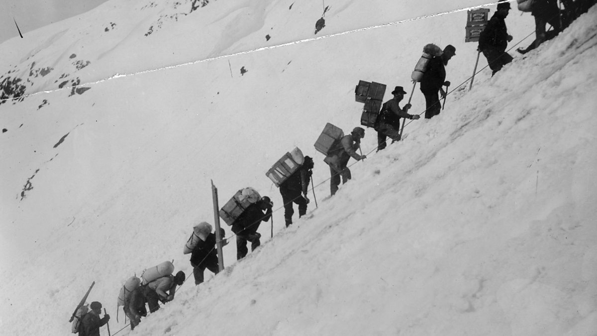 BBC Two - Chilkoot Pass - The Golden Staircase - Operation Gold Rush ...