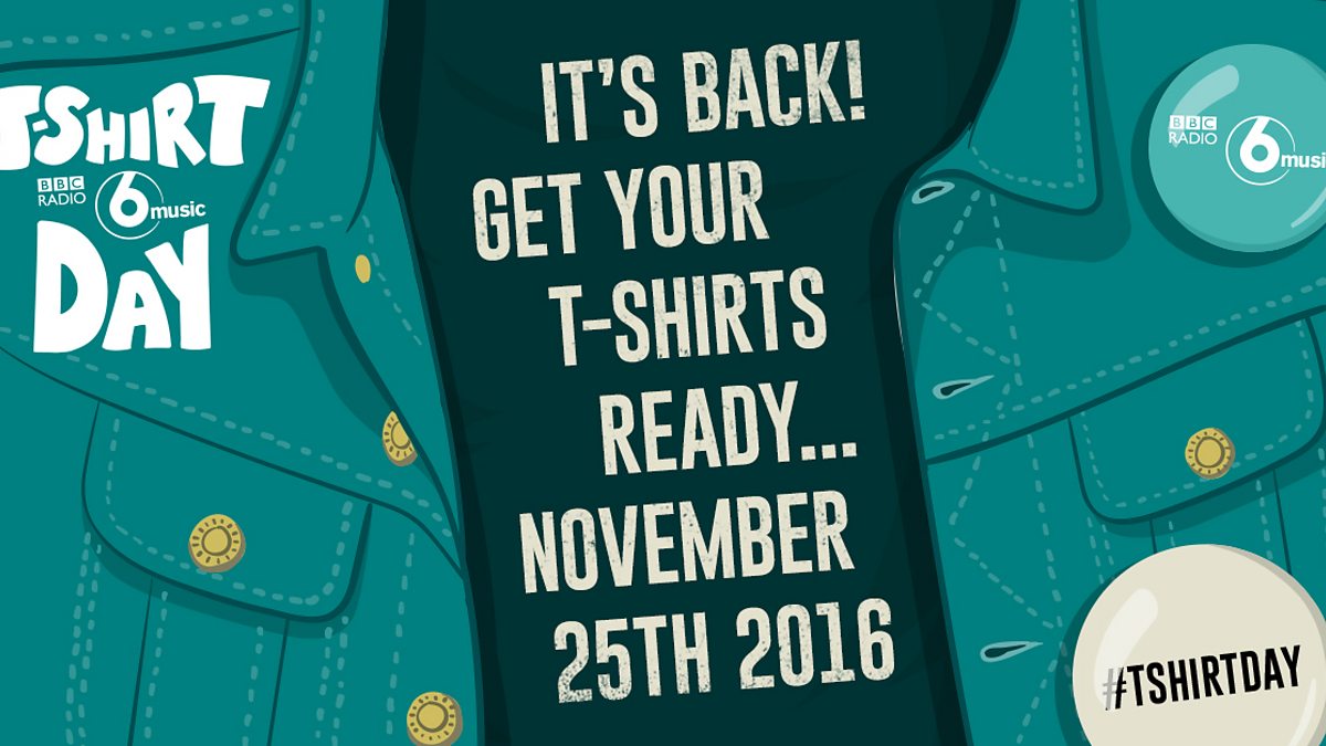 BBC Radio 6 Music Steve Lamacq, Wear Your Old Band TShirt To Work Day
