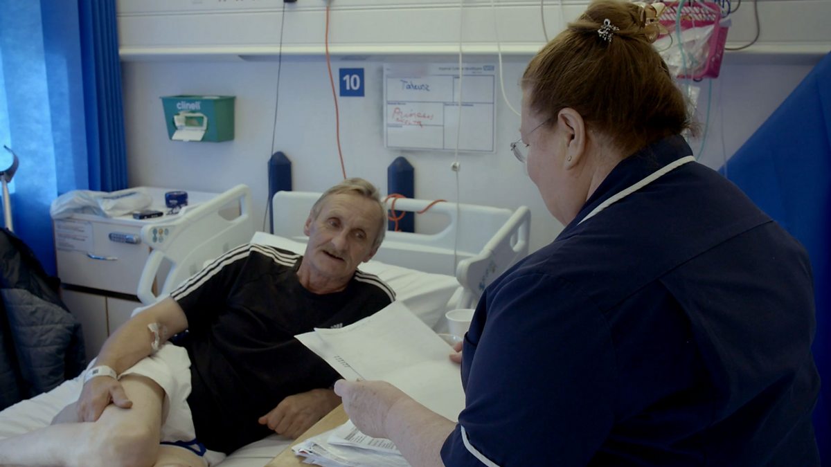 BBC Two Hospital, Series 1, Episode 2, Discharging a homeless patient