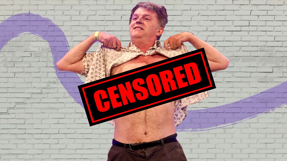 Paul Merton starts removing clothes after he's challenged to fight Gra...