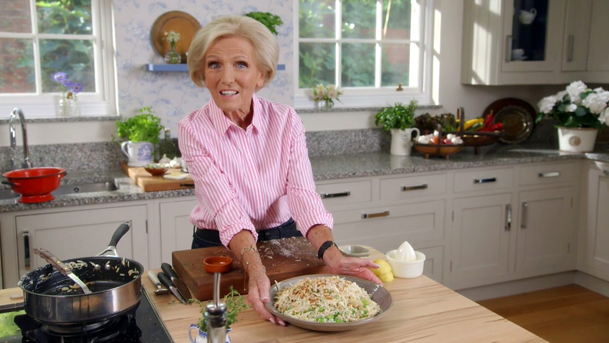 BBC Two Mary Berry Everyday, Series 1, Naughty but Nice, Orzo pasta