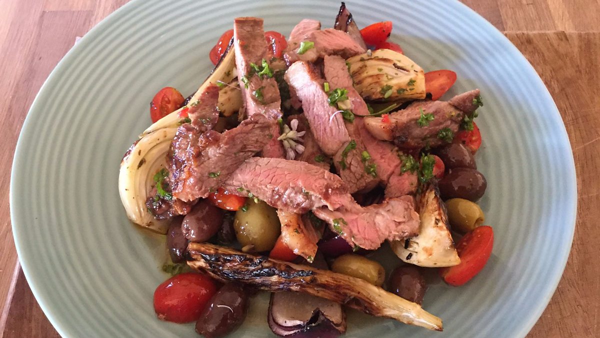 BBC Radio Ulster Saturday with John Toal Grilled escalope of lamb with fennel, olives and