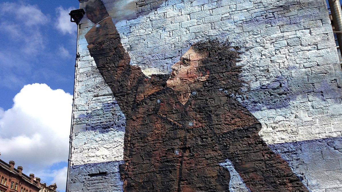 BBC Scotland BBC Scotland Billy Connolly murals in Glasgow the