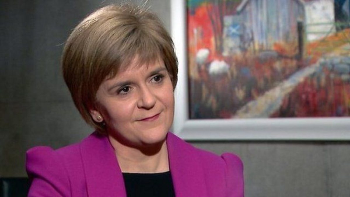 BBC Scotland - BBC Scotland, Nicola Sturgeon At The BBC