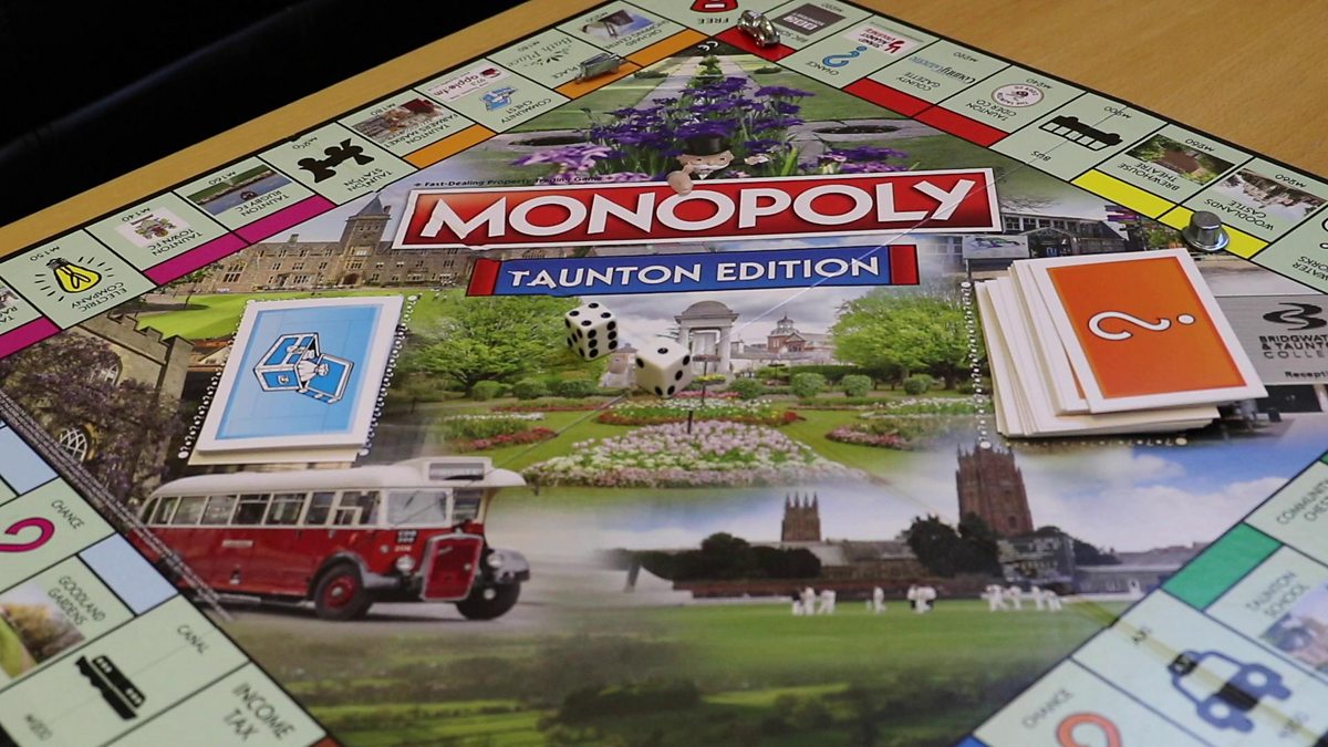 Taunton Monopoly Board Game 