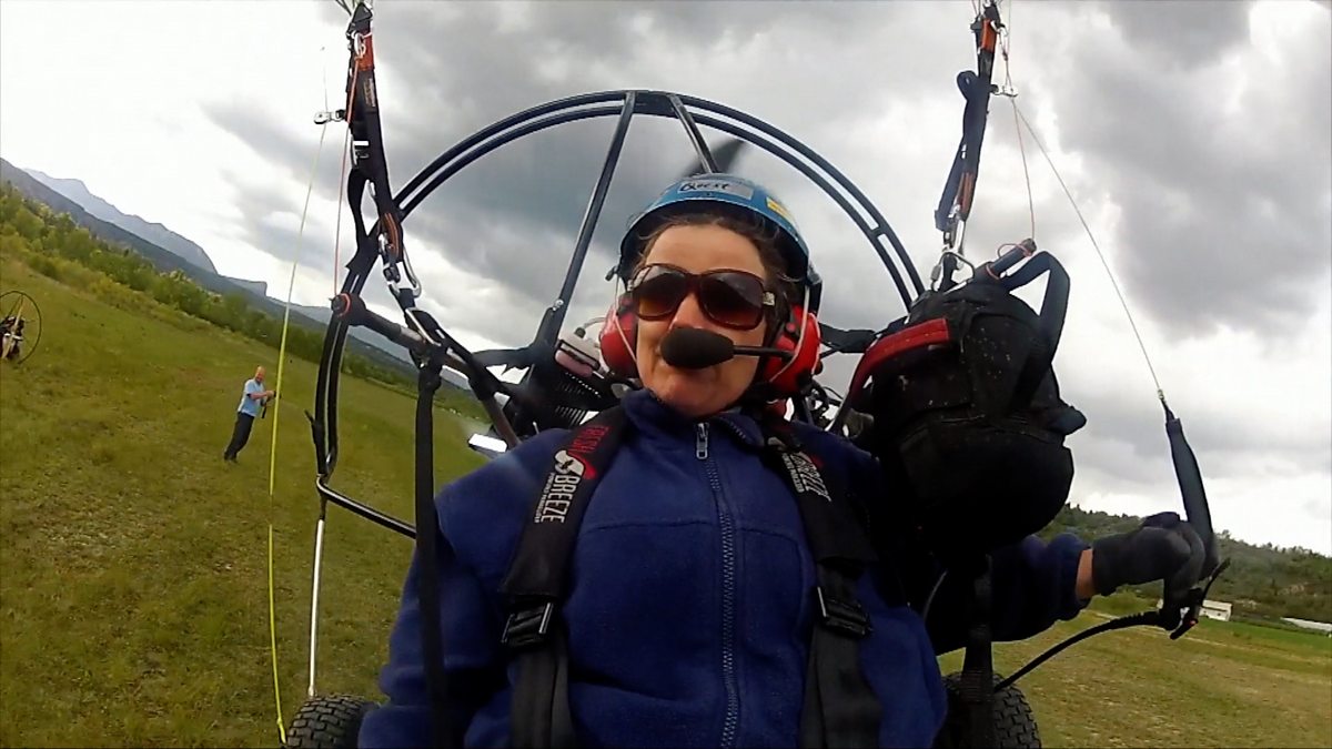 BBC News The Travel Show, World Disability Day, An artist's flying