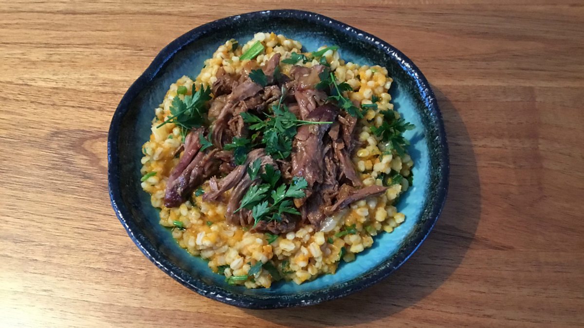 BBC Radio Ulster Cooking with Paula McIntyre, Slow Roast Lamb Shoulder