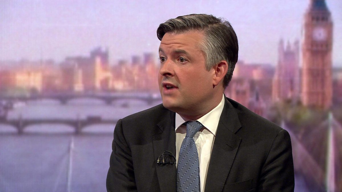 BBC One - The Andrew Marr Show, 27/05/2018, Jonathan Ashworth on the ...