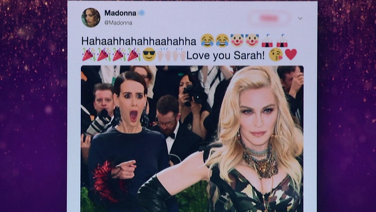 Sarah Paulson Had the Best Reaction to Madonna's Met Gala Dress