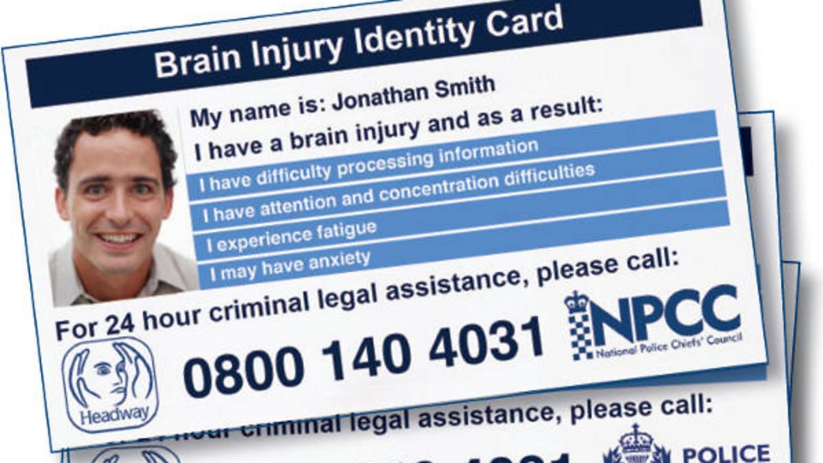 Brain Injury Id Card