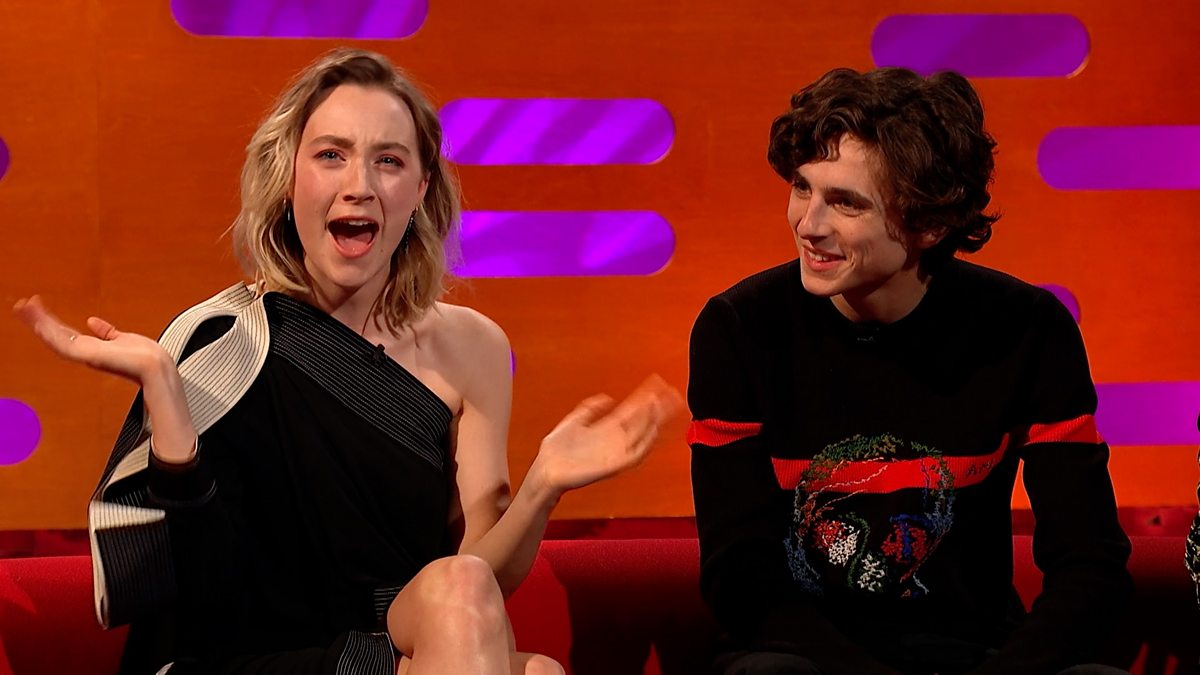 BBC One - The Graham Norton Show, Series 24, Episode 14, Saoirse Ronan ...