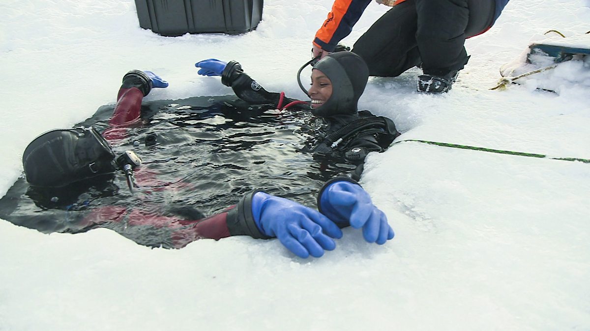 BBC News The Travel Show, Ice diving in the Alps