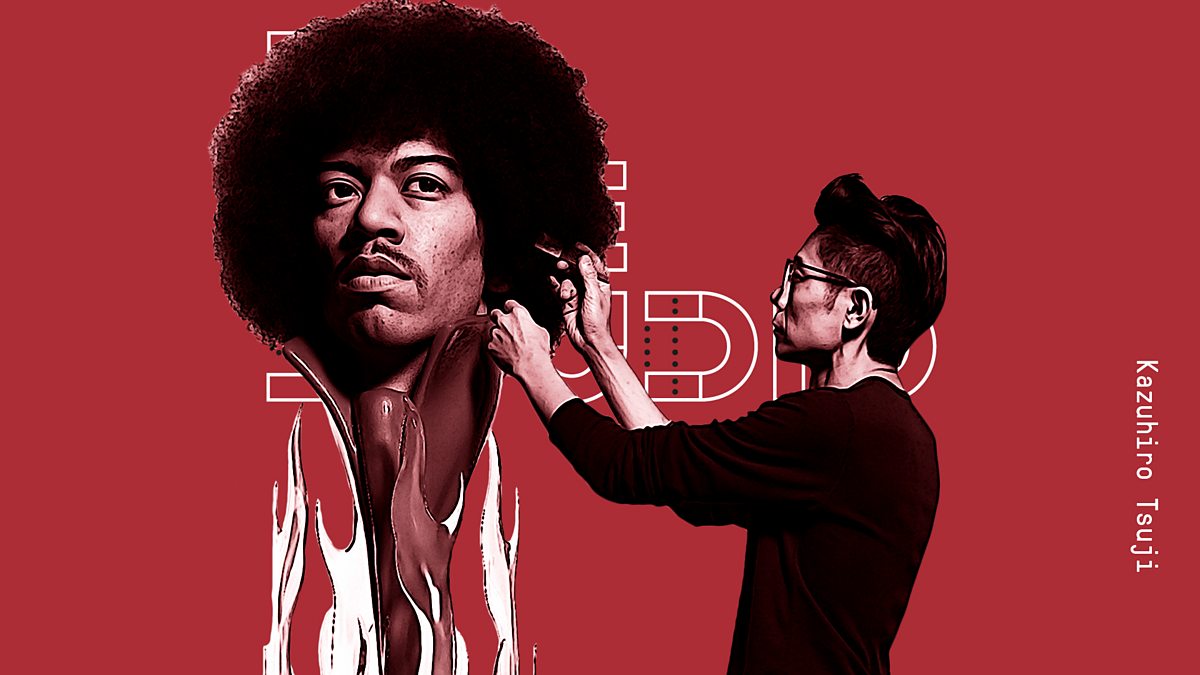 BBC World Service In the Studio, Kazuhiro Tsuji sculpting Jimi Hendrix