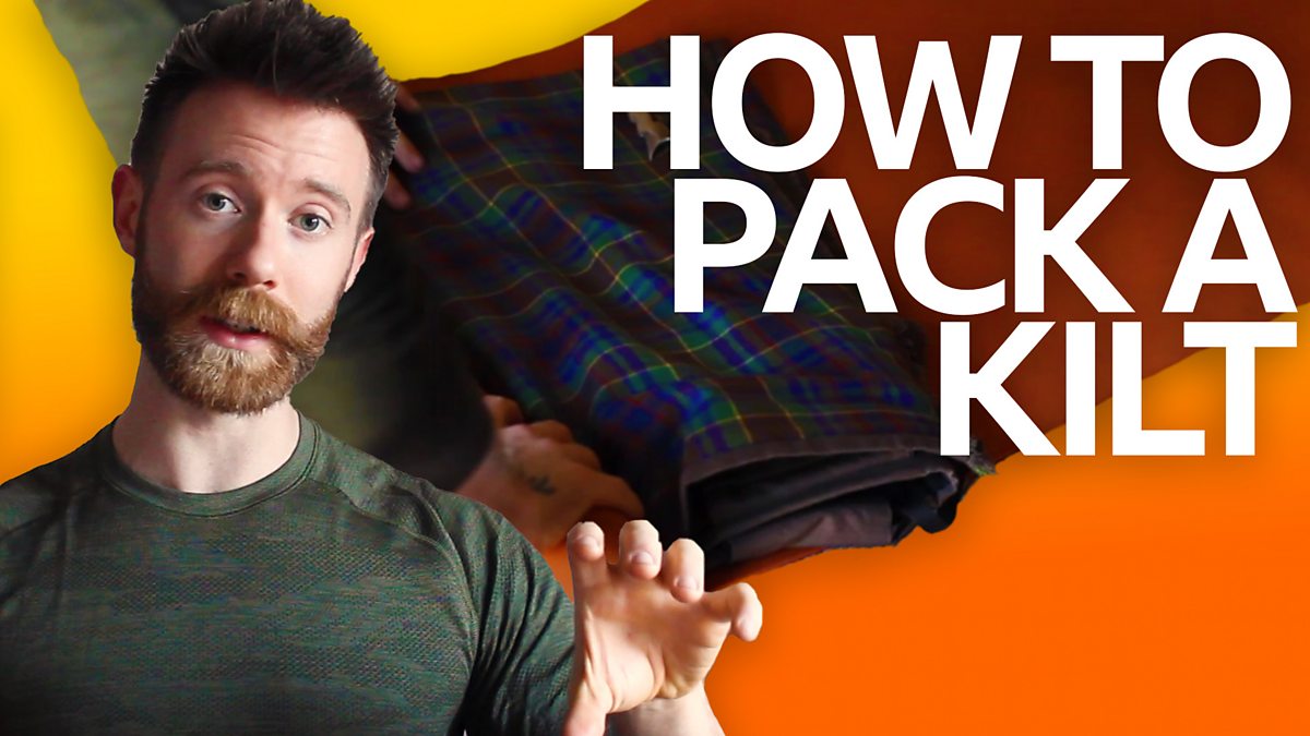 BBC Scotland The Social, How To Pack A Kilt