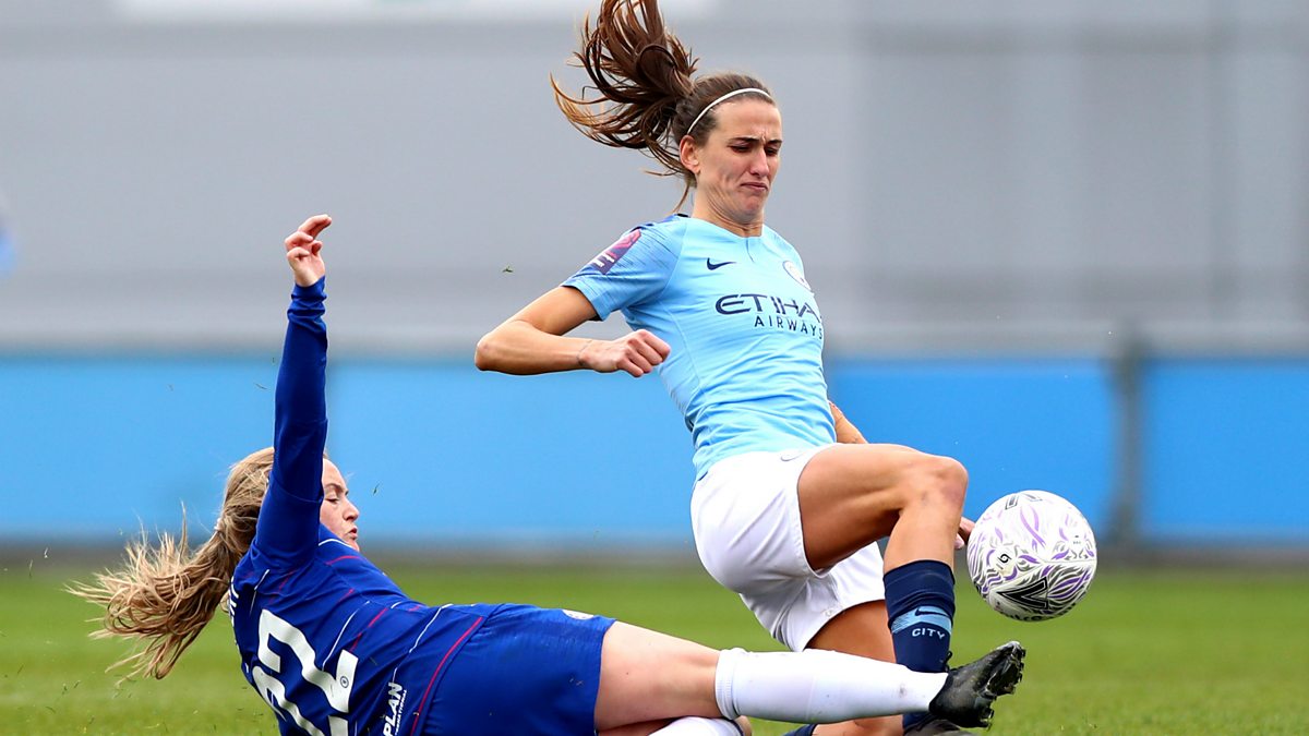 BBC Sport Women's FA Cup, 2019, SemiFinal Manchester City v Chelsea