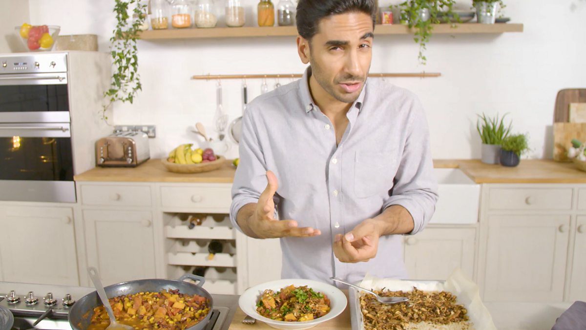 BBC BBC Food, Pulled mushroom and black bean chilli