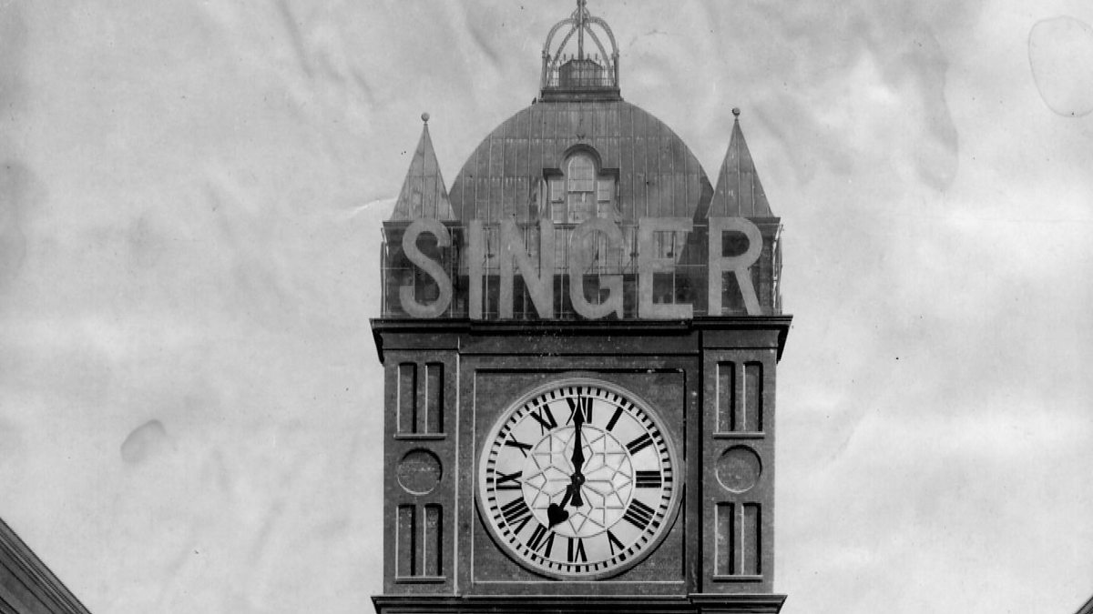 BBC Scotland The Singer Story Made in Clydebank, The Singer Clock