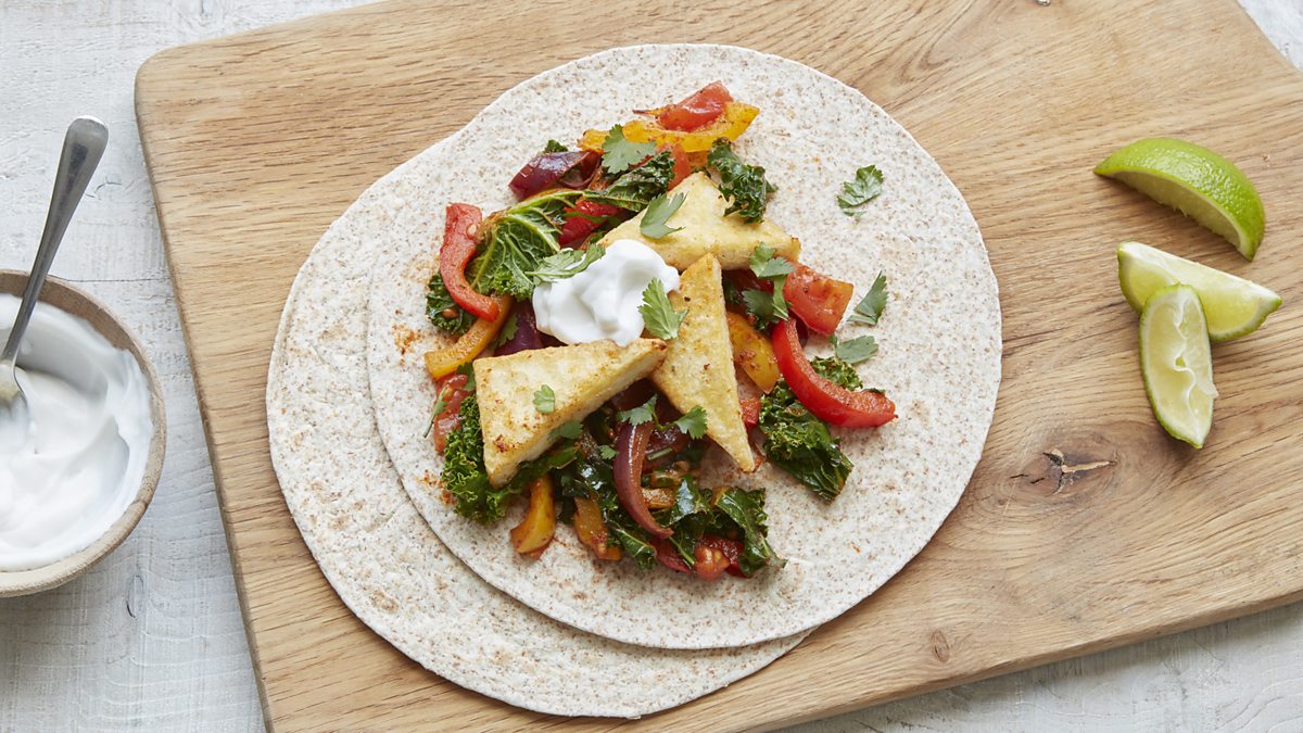 BBC BBC Food, Crispy tofu fajitas