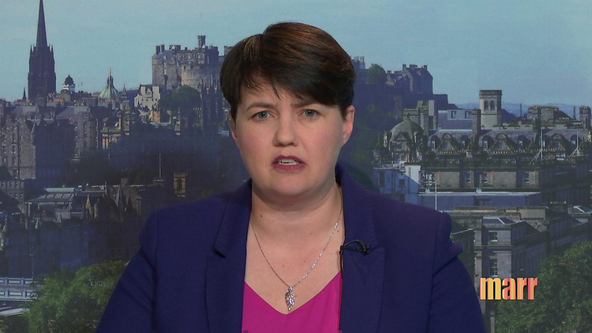 BBC One - The Andrew Marr Show, 05/05/2019, Ruth Davidson on cross ...