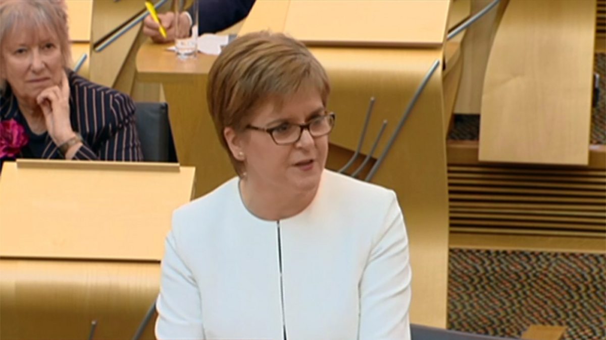 BBC Parliament - Scottish First Minister's Questions, 02/05/2019