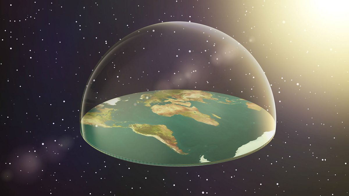 Bubbla över Flat earth