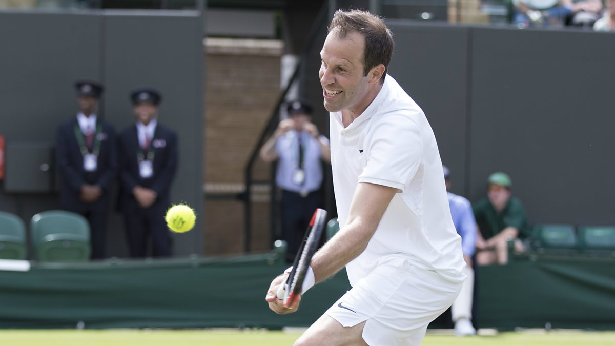 BBC Sport Wimbledon, 2019 Live, Court three GB's Rusedski & Matusevich