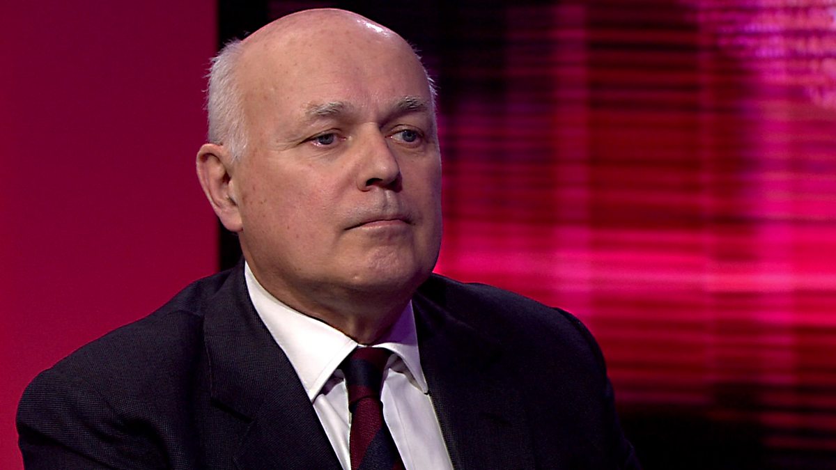 Bbc News Hardtalk Iain Duncan Smith Mp