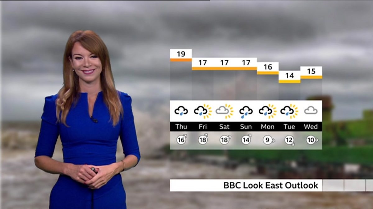 BBC One Look East, Lunchtime News, 25/09/2019, Weather Morning forecast