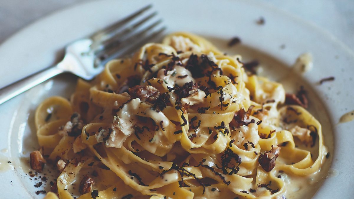 BBC Radio 4 Woman's Hour Pasta with walnuts, rosemary