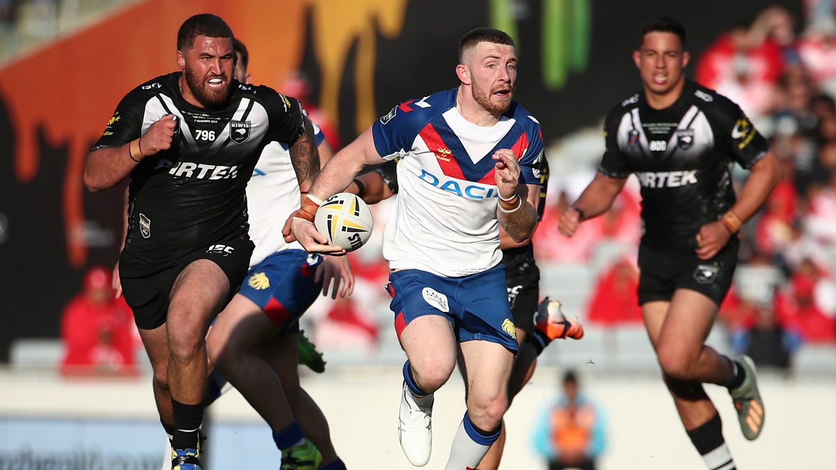 BBC Sport - Rugby League, 2019, New Zealand V GB Lions - First Test ...