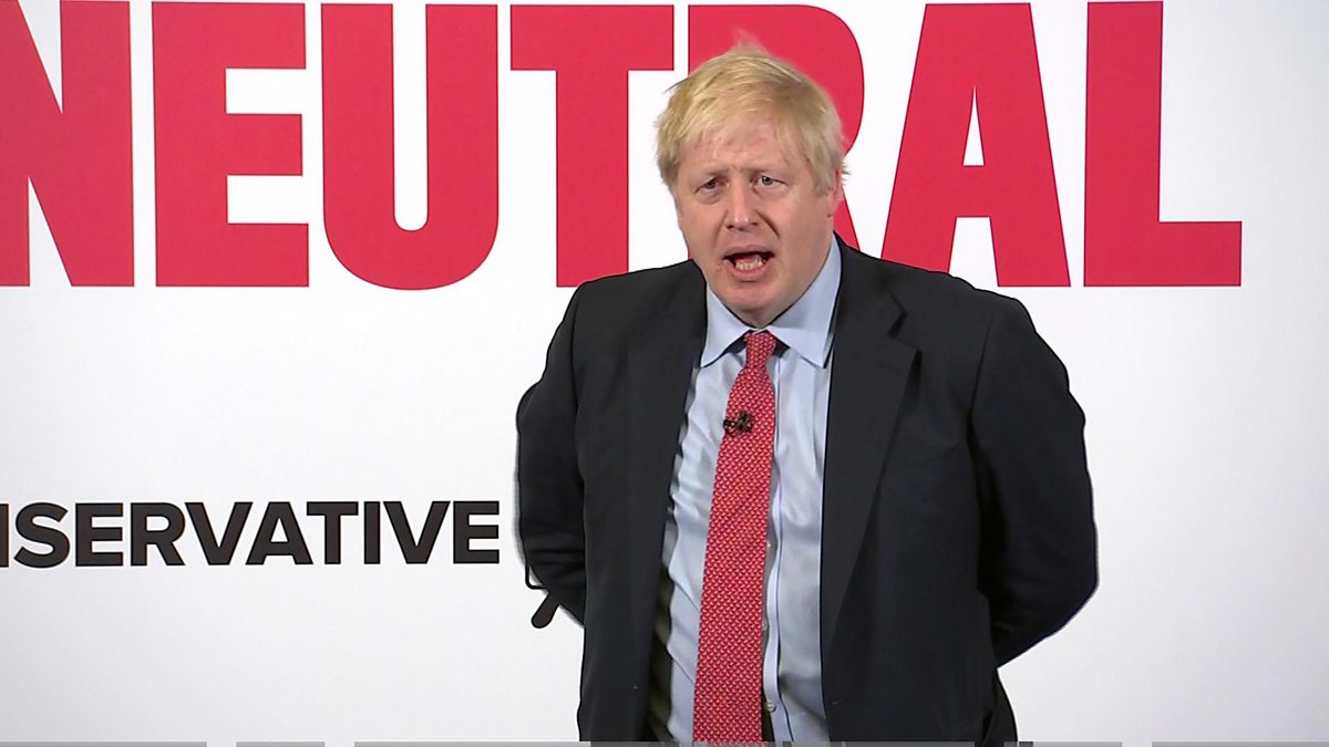 BBC News Election 2019, Boris Johnson