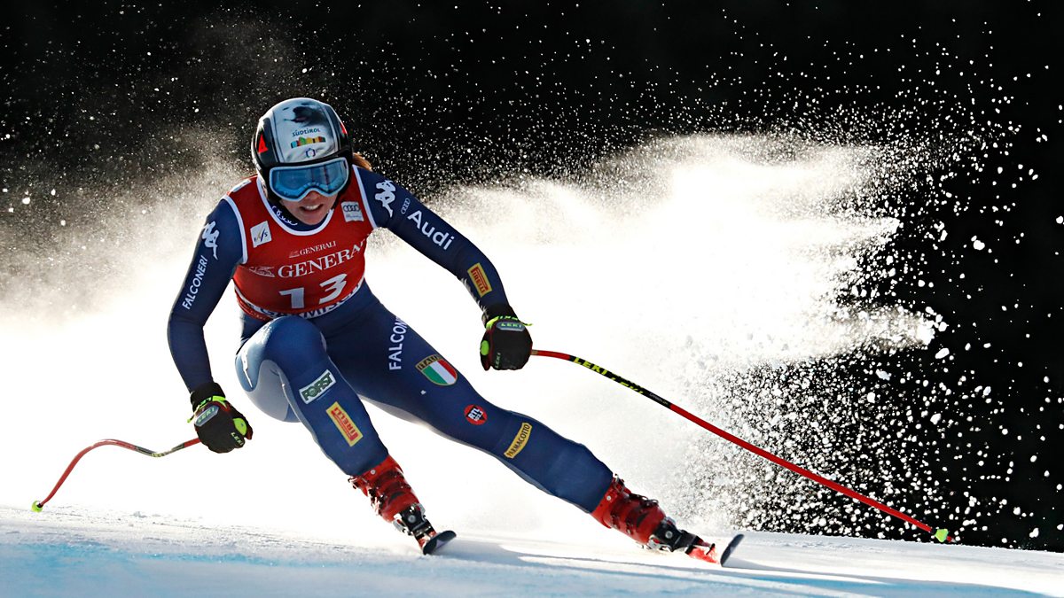 BBC Sport - Ski Sunday, 2020, Garmisch Partenkirchen - Women's Downhill