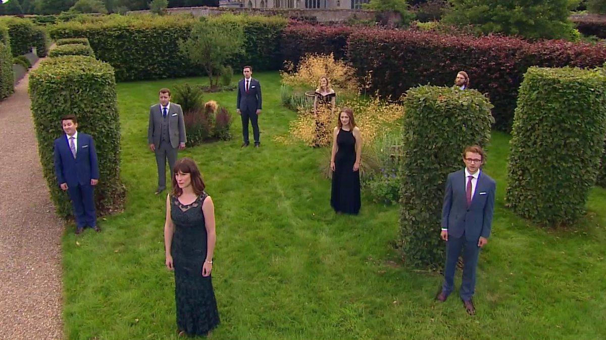 BBC One Songs of Praise, National Trust, Performance Pie Jesu by Voces8