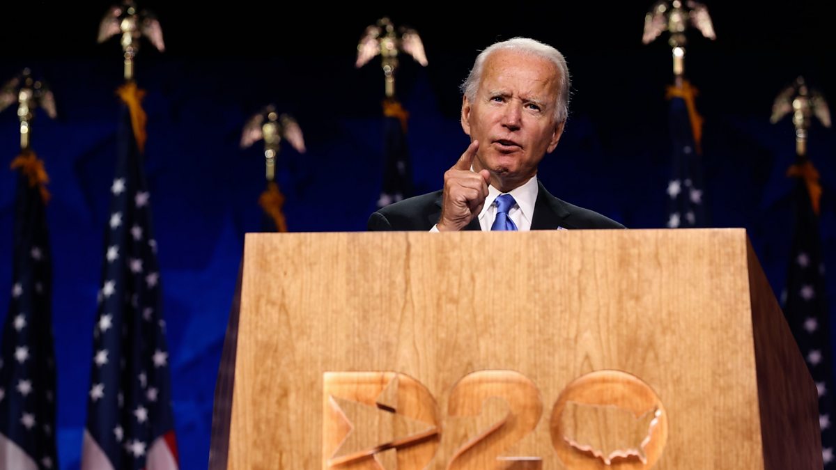 BBC News - BBC News Special, Biden Nomination Acceptance Speech