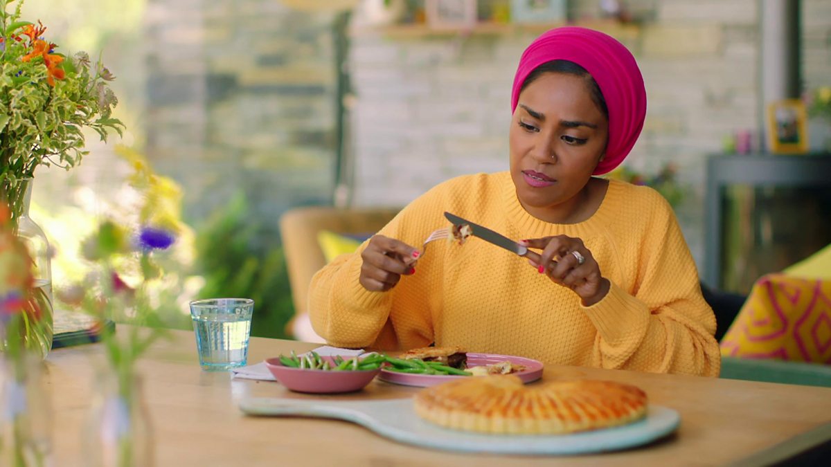 BBC Two Nadiya Bakes, Series 1, Savoury Bakes, Nadiya bakes a pithivier