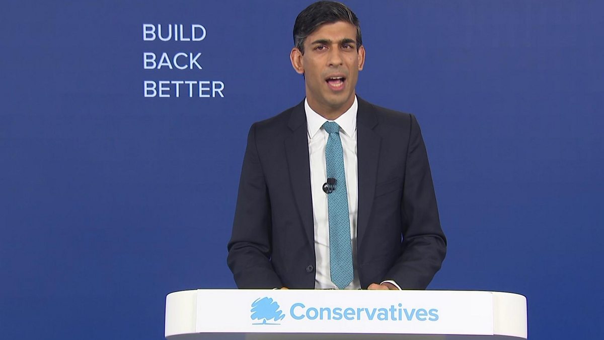 BBC Parliament Conservative Party Conference, Rishi Sunak