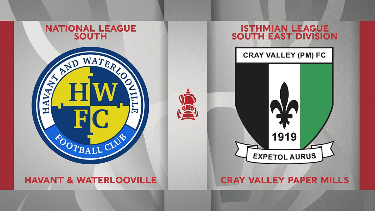 BBC Sport - The FA Cup, 2020/21, First Round: Havant ...