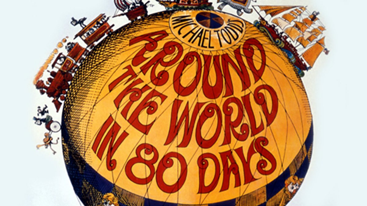 Around the world 80. Around the World in 80 Days. 80 Дней вокруг света иллюстрации. Вокруг света за 80 дней 1956. Вокруг света обложка.