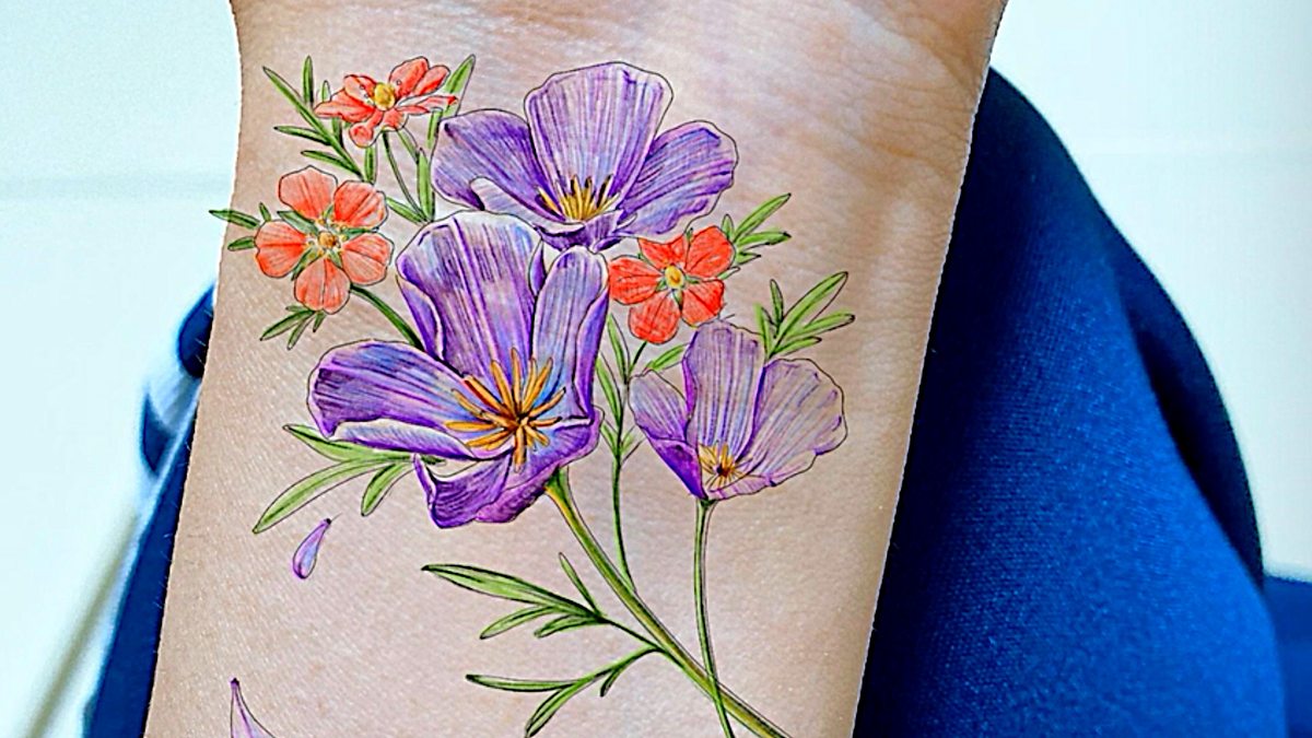 Pinterest | Violet tattoo, Violet flower tattoos, Purple tattoos