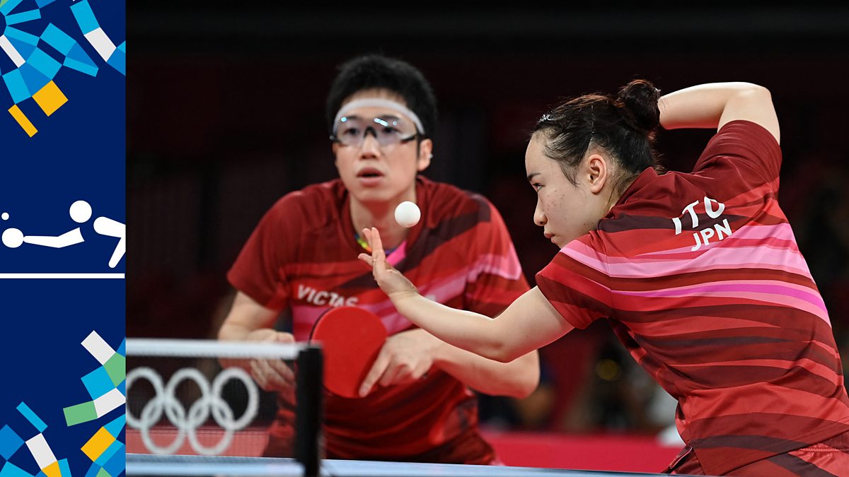 BBC Sport Olympics, 2020, Day 3 Red Button Table tennis