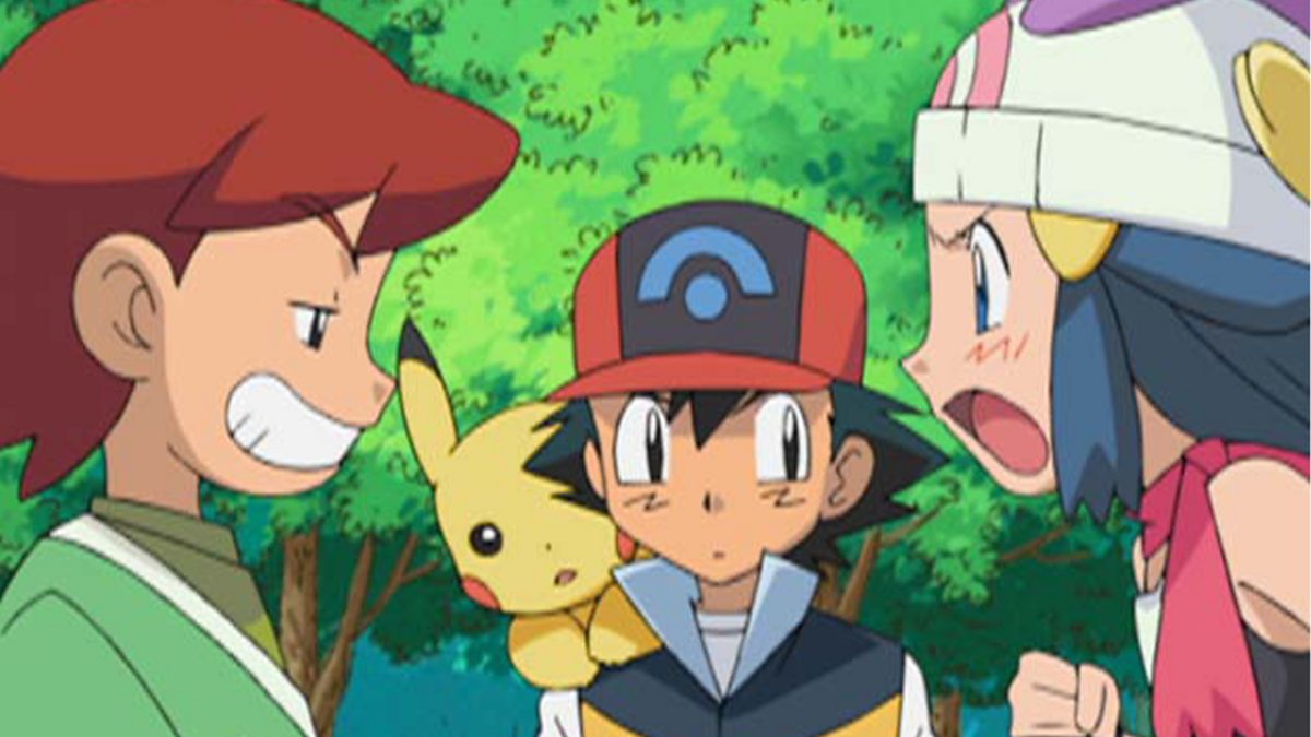 Ash, Brock, Dawn and Kenny visit the Solaceon Ruins and come across a group...