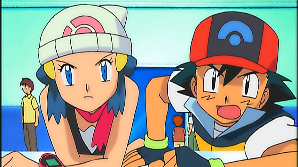 Ash and Dawn  Ash and dawn, Pokémon diamond and pearl, Pokemon