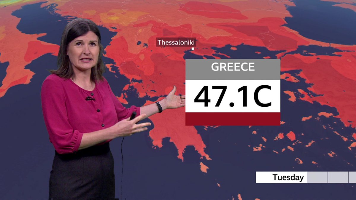 BBC - Southeast Europe heatwave continues