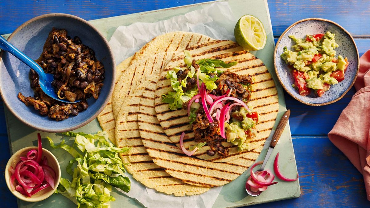 BBC BBC Food, Shivi Ramoutar Aubergine Tacos