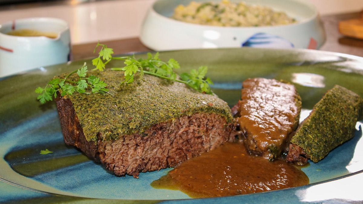 BBC Slow cooked Denver steak