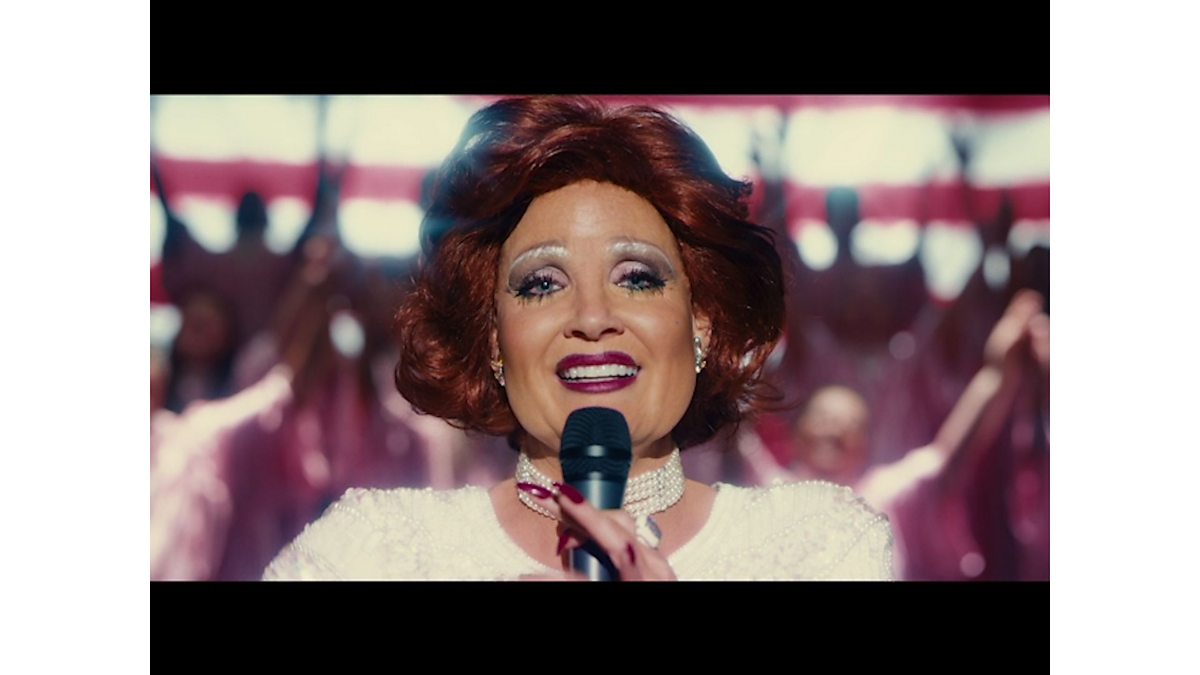 BBC News Talking Movies, Jessica Chastain as televangelist Tammy Faye